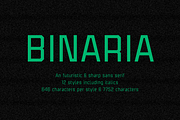 Binaria Font Family