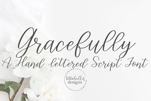 Gracefully-a Handwritten Script Font