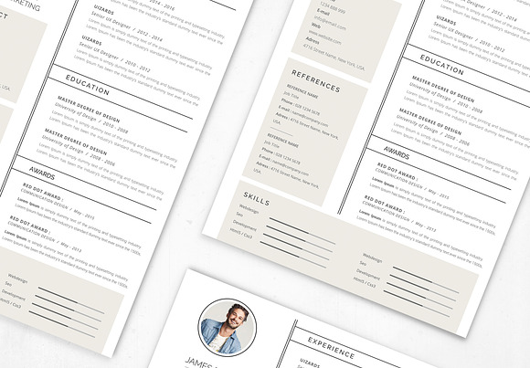 Bundle Resume  in Resume Templates - product preview 1