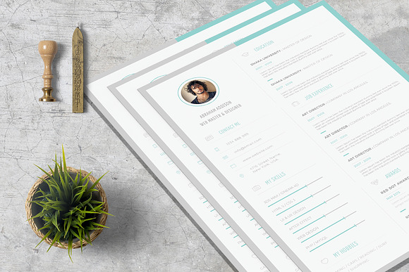 Bundle Resume  in Resume Templates - product preview 7