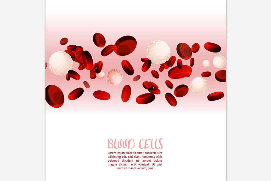 Blood cells banners in Illustrations - product preview 8