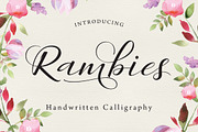 Rambies - Handwritten Calligraphy