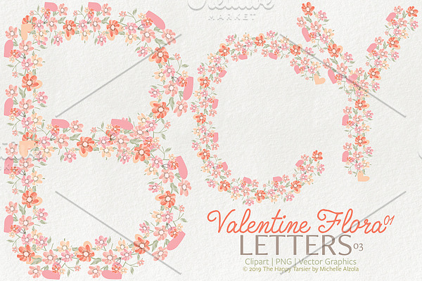 Valentine Flora 01 - Letters 03
