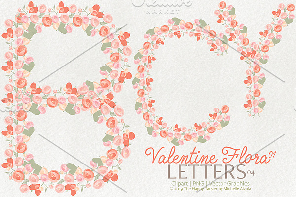 Valentine Flora 01 - Letters 04