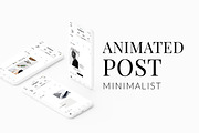 ANIMATED Instagram Minimalist Post