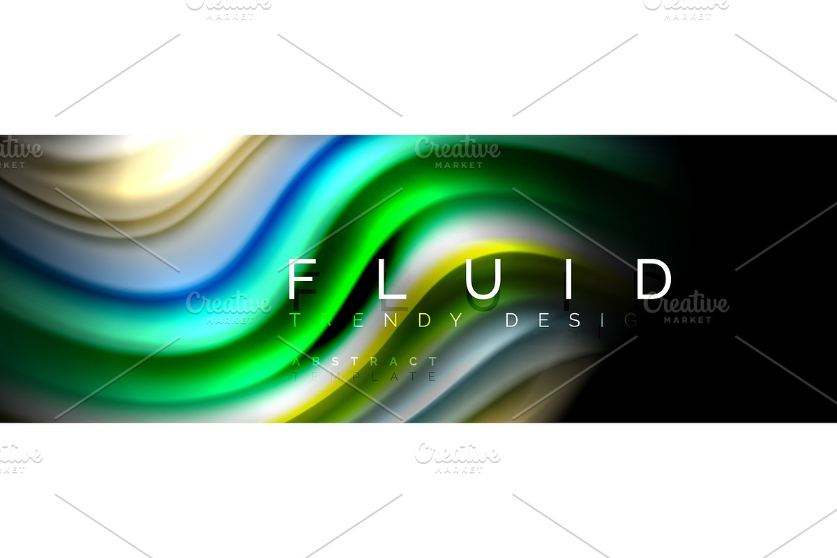 Abstract wave line water 3d in Illustrations - product preview 8