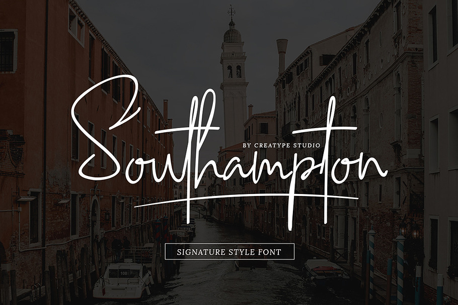 Southampton Signature Style in Signature Fonts - product preview 8