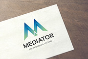 Letter M - Mediator Logo