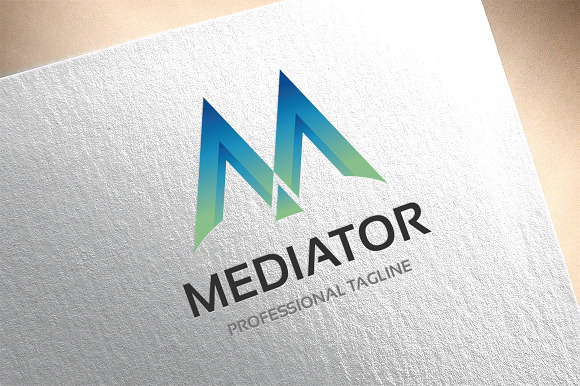 Letter M - Mediator Logo in Logo Templates - product preview 2