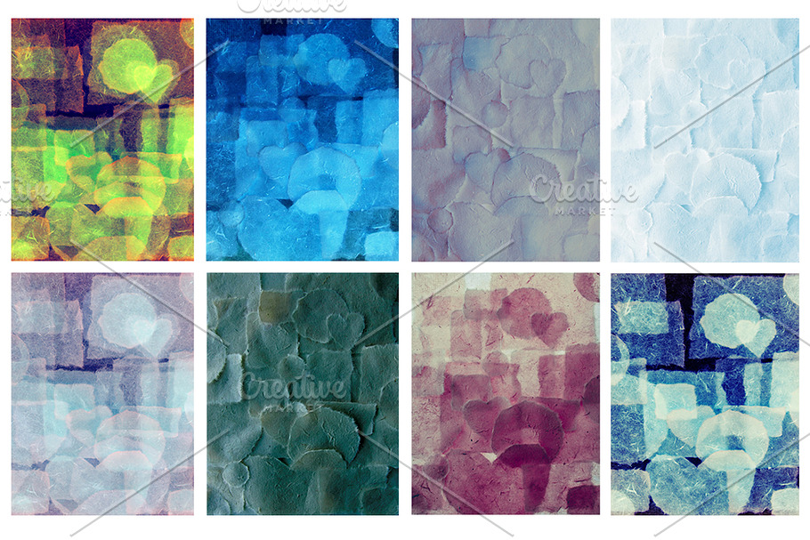 Abstract background -collage. in Textures - product preview 8
