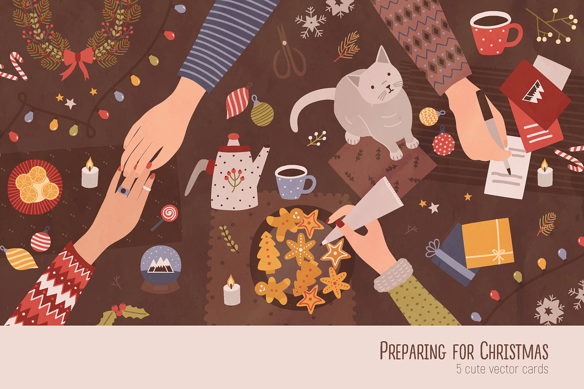 Preparing for Christmas set in Illustrations - product preview 8
