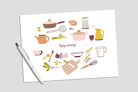 Recipe cards set in Card Templates - product preview 10