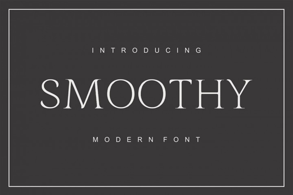 Smoothy - modern sans serif font in Sans-Serif Fonts - product preview 8