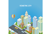 Isometric City Background