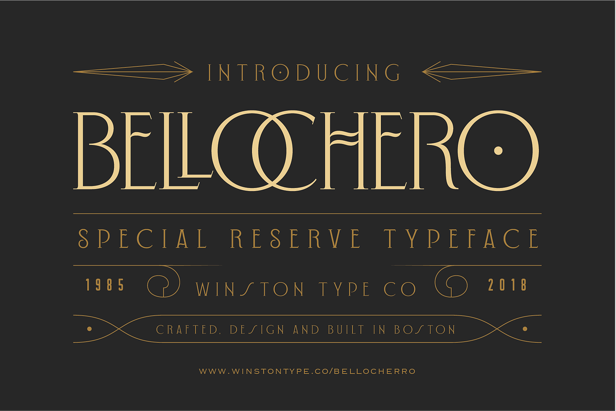 WT Bellochero in Art Deco Fonts - product preview 8