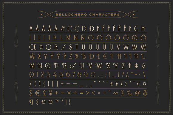 WT Bellochero in Art Deco Fonts - product preview 10