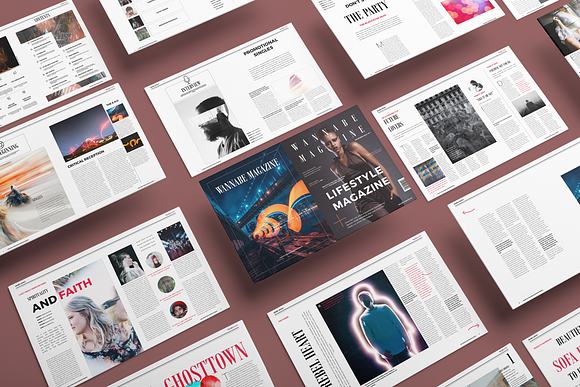WANNABE magazine in Magazine Templates - product preview 1