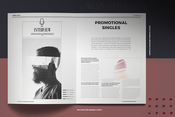 WANNABE magazine in Magazine Templates - product preview 6