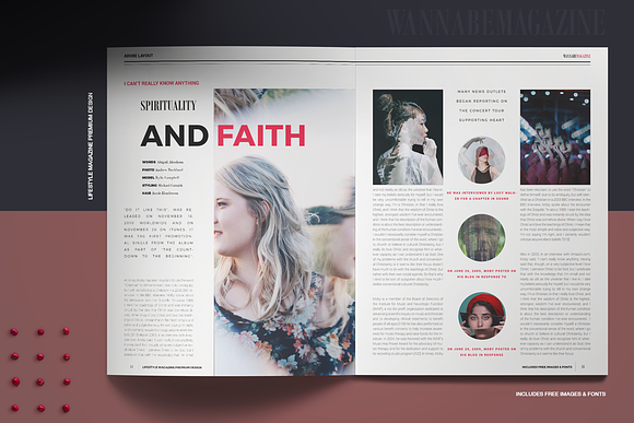 WANNABE magazine in Magazine Templates - product preview 9