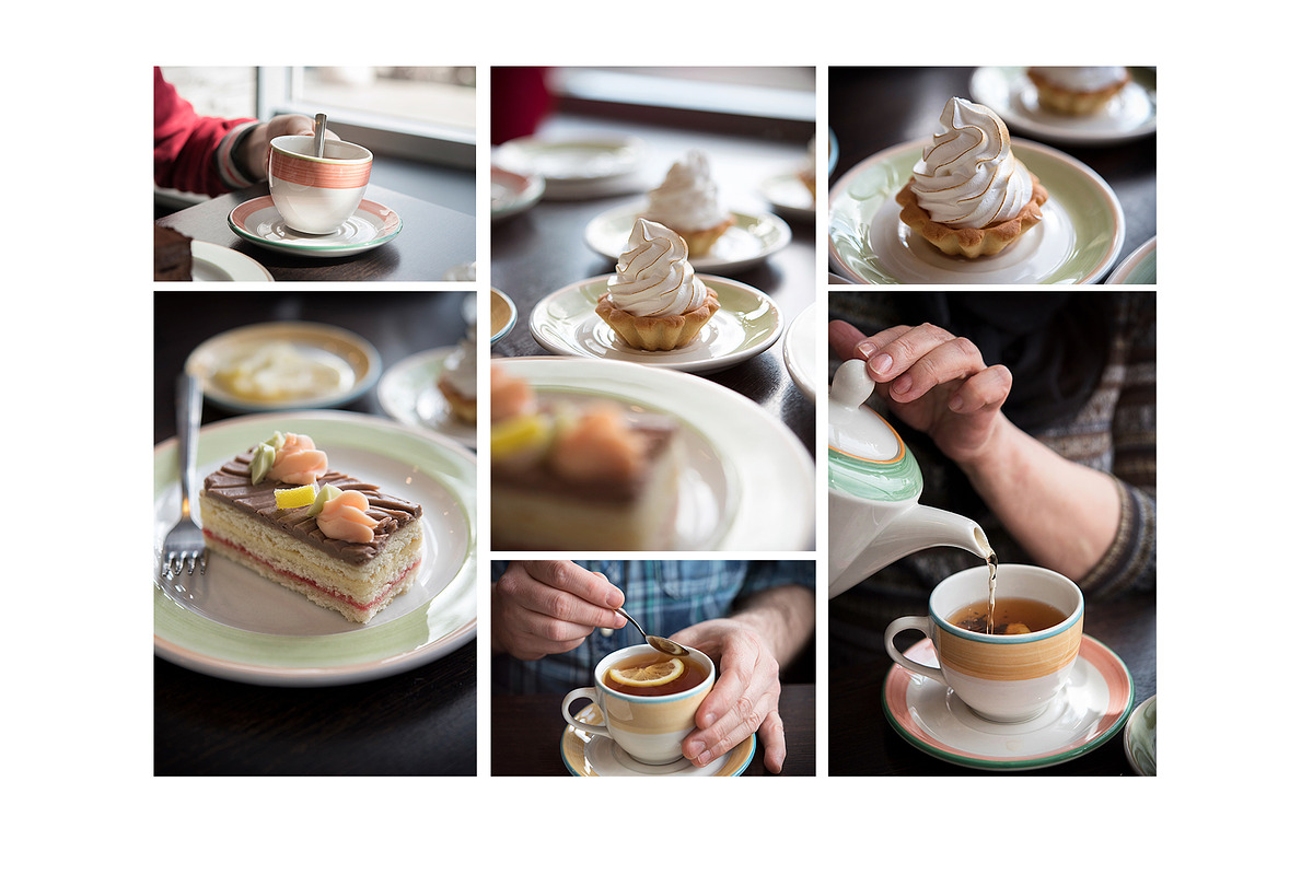 Tea & Cakes - Stock Photos in Social Media Templates - product preview 8