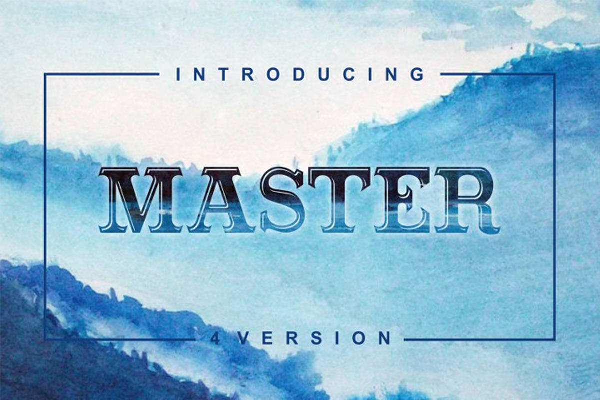 Masterpiece serif font in 4 versions in Sans-Serif Fonts - product preview 8
