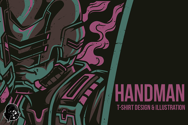 Hand Man Illustration