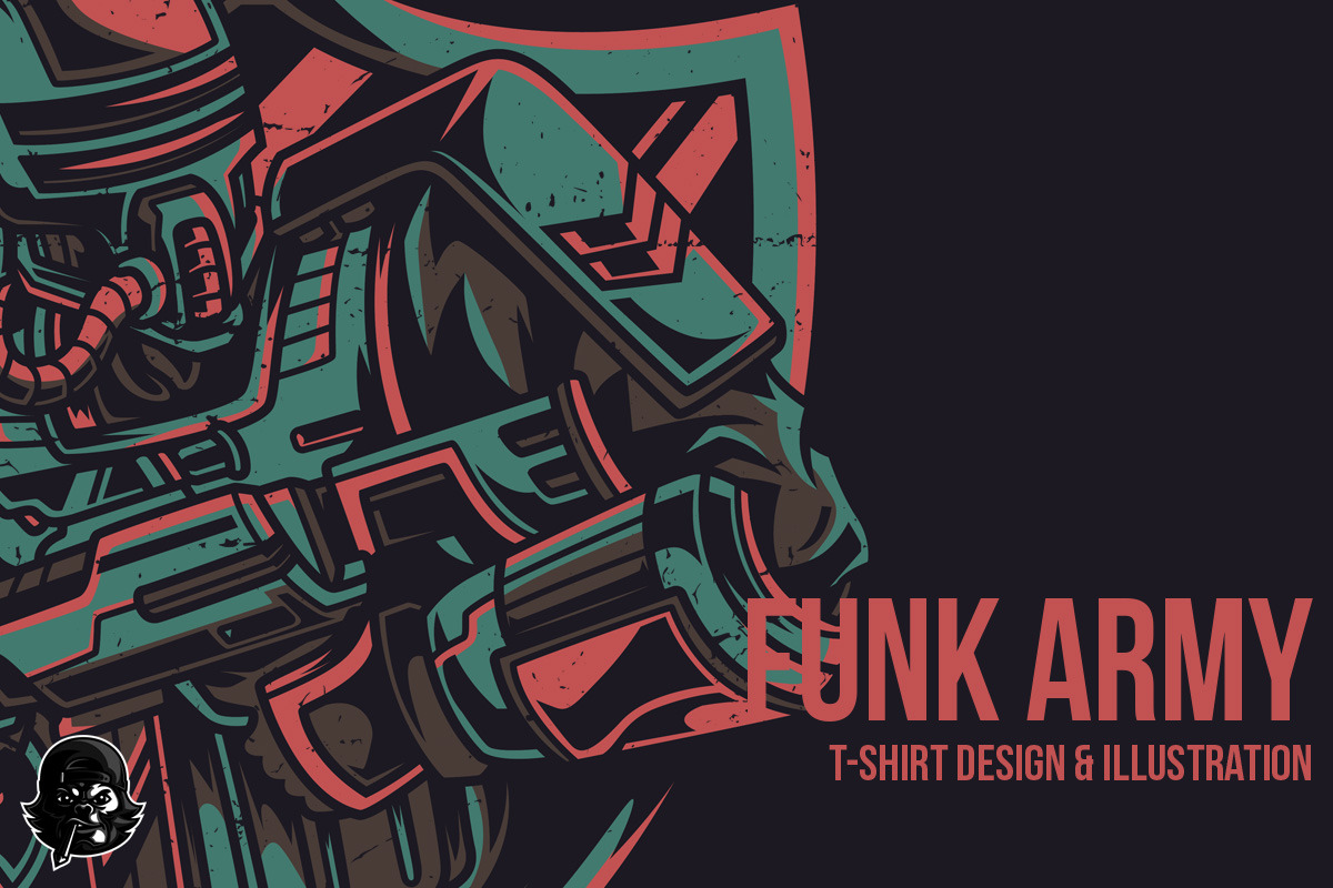Funk Army Illustration in Illustrations - product preview 8
