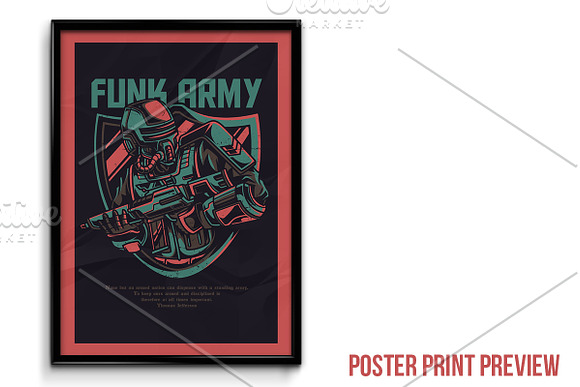 Funk Army Illustration in Illustrations - product preview 3