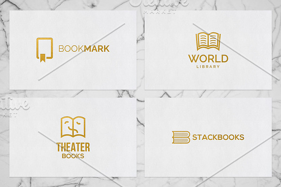 Books & Magazine Logos Pack in Logo Templates - product preview 3