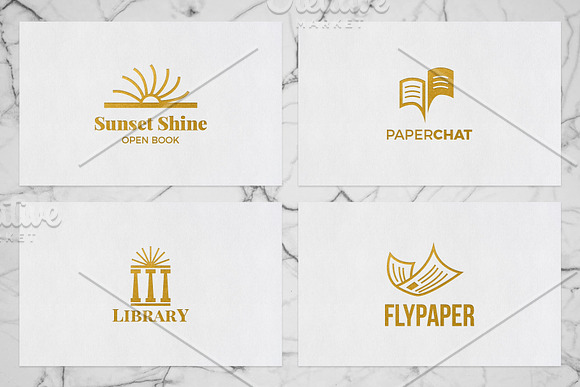 Books & Magazine Logos Pack in Logo Templates - product preview 5