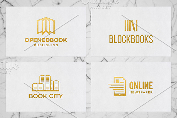 Books & Magazine Logos Pack in Logo Templates - product preview 6