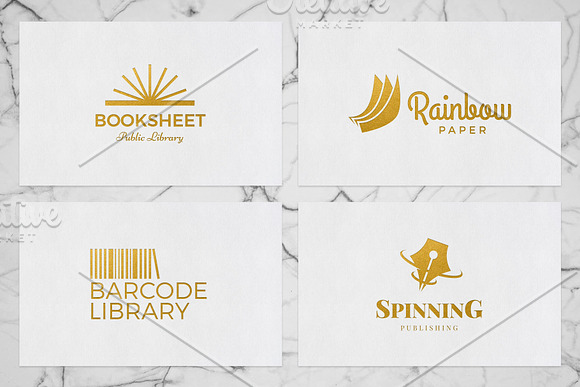 Books & Magazine Logos Pack in Logo Templates - product preview 7