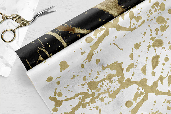 Splash Luxury Paint Backgrounds in Textures - product preview 7