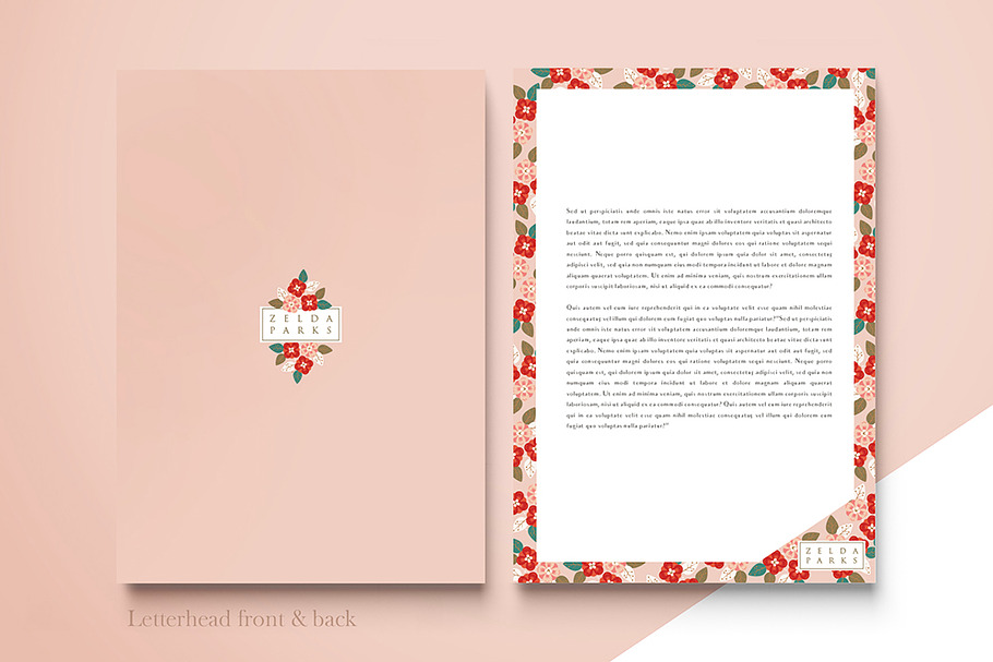 Sakai Floral Identity in Logo Templates - product preview 8
