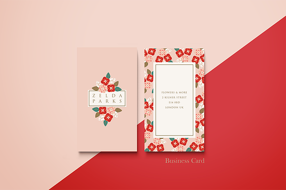 Sakai Floral Identity in Logo Templates - product preview 4