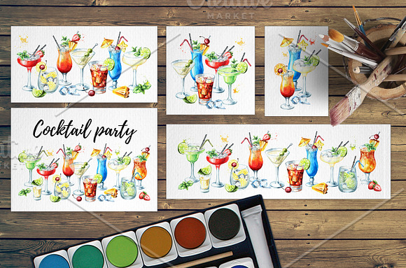 Cocktail party in Illustrations - product preview 2