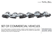Set of Commercial Vehicles