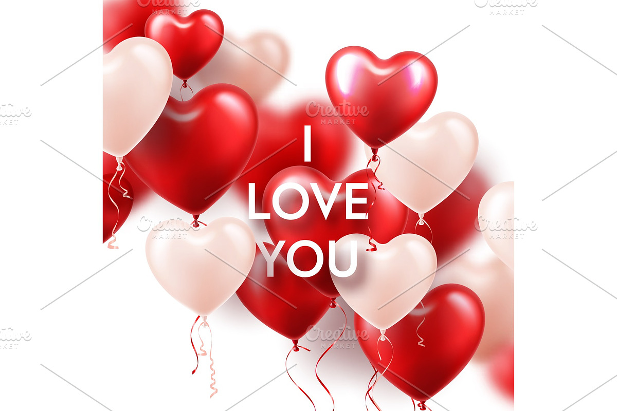 Valentines Day Background With White in Objects - product preview 8