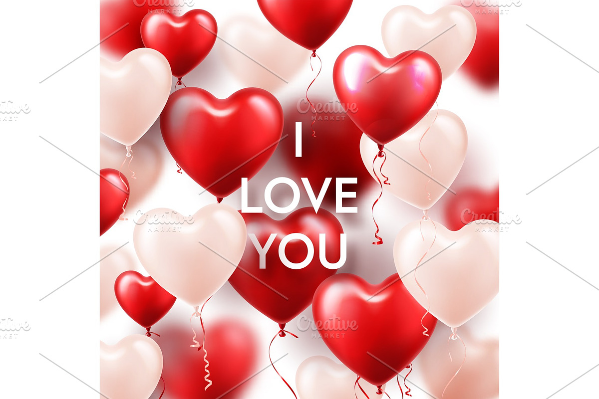 Valentines Day Background With White in Objects - product preview 8
