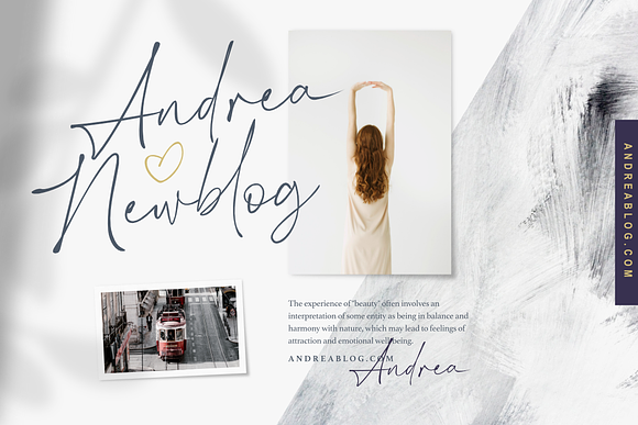 Aesthetic White | Handwritten Font in Script Fonts - product preview 3