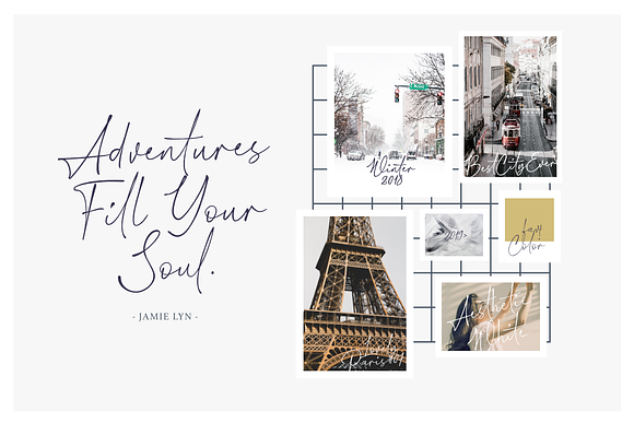Aesthetic White | Handwritten Font in Script Fonts - product preview 6