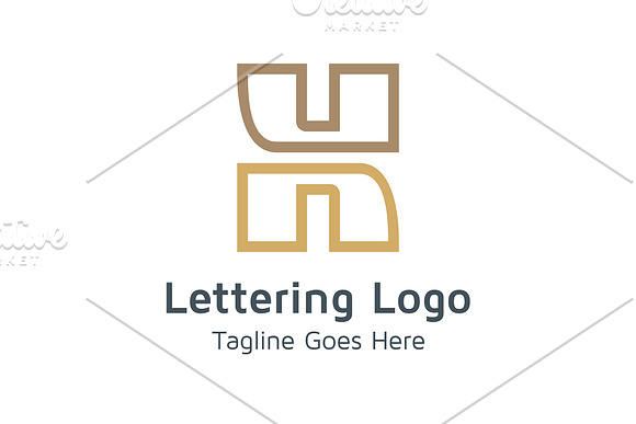 20 Logo Lettering H Template Bundle in Logo Templates - product preview 19