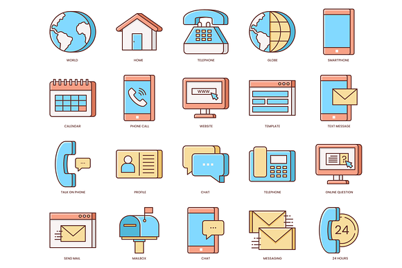 55 Contact Us Icons | Honey in Text Message Icons - product preview 1