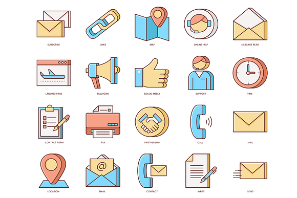 55 Contact Us Icons | Honey in Text Message Icons - product preview 2