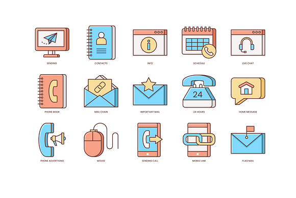 55 Contact Us Icons | Honey in Text Message Icons - product preview 3