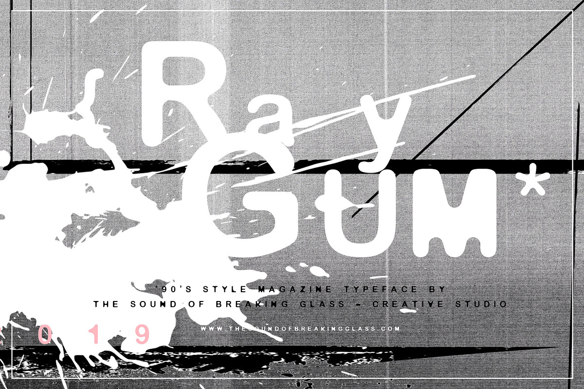 RayGum | Regular in Sans-Serif Fonts - product preview 8