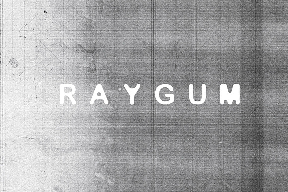 RayGum | Regular in Sans-Serif Fonts - product preview 4