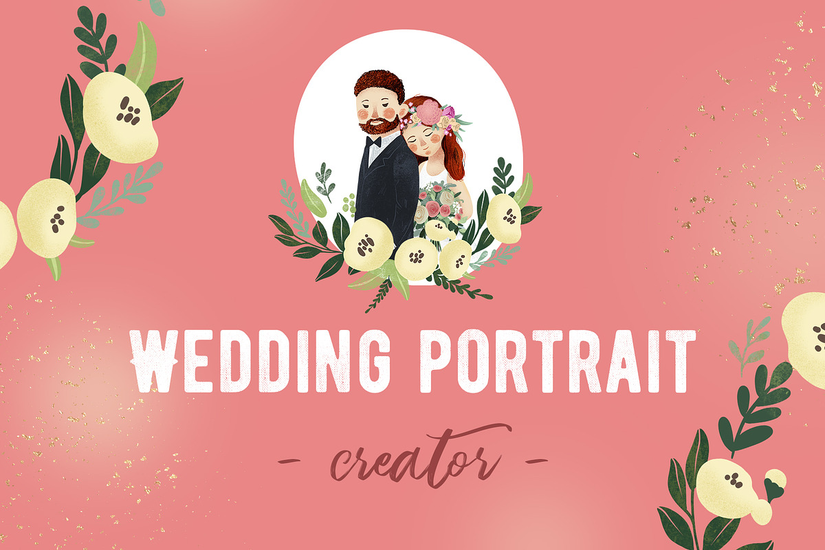 Personal Wedding Portrait Creator in Illustrations - product preview 8