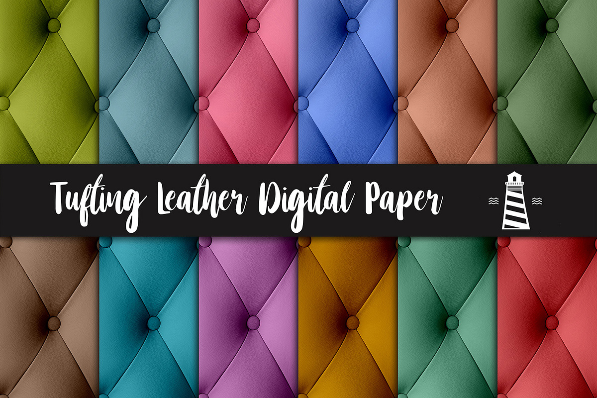 Tufted Papers - Upholstery Leather in Graphics - product preview 8