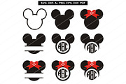 Mickey mouse svg,Minnie mouse svg